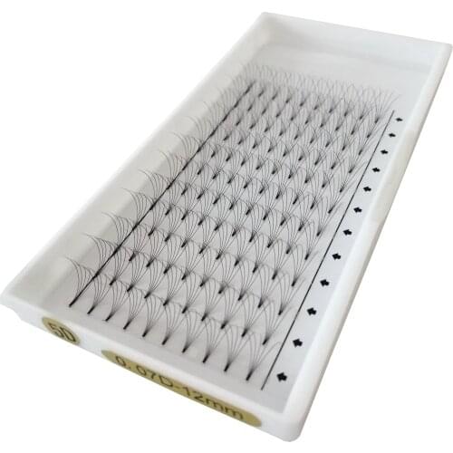 Short Stem Premade Fans Eyelahes Extension 5D Volume Eyelash Extensions D Curl Wholesale 3D Lashes Individual Lash Fan