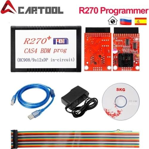 OBD2 Diagnostic tools R270+ CAS4 BDM Prog Auto Programming R270 V1.20 programmer Auto AK90 Key Programme FOR BMW