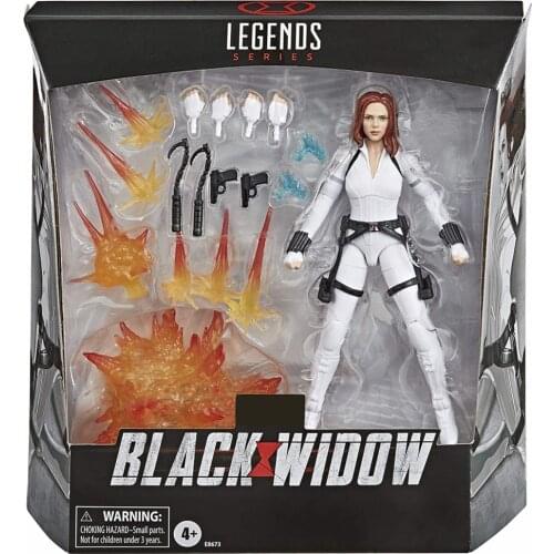 Original Marvel Legends 2020 Black Widow Deluxe Pack 6" Action Figure 12 Accessories Stand Movie White Soldier Suit SHIELD Toys