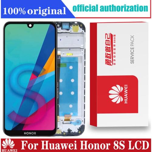 5.71 '' Original LCD with Frame Replacement for HUAWEI Honor 8S Display Touch Screen Digitizer Assembly AMN-LX9 LX1 LX2 LX3