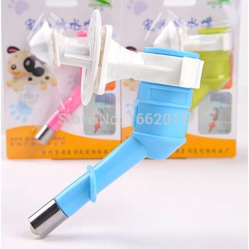 Dog Drinking Bottle Head Hanging Dog Feeder Pet Drinking Water Bottle Hang Up Assorted Colors Supply Pet Dog Accessories