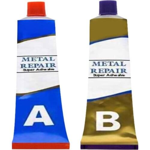 Good Quality 2 Bottles Industrial Repair Paste Glue Welding Glue Heat Resistance for Iron Steel Casting-20/50/100g