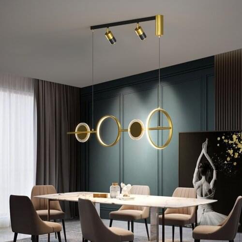 Simple and personalized restaurant chandelier post-modern creative dining table lamp Nordic style light luxury bar chandelier