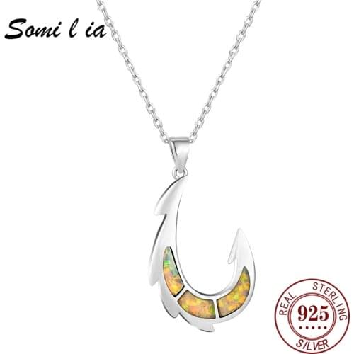 SOMILIA Romantic 100% 925 Sterling Silver Sparkling Moon Necklaces Pendants for Women Fashion Necklace Jewelry Gift