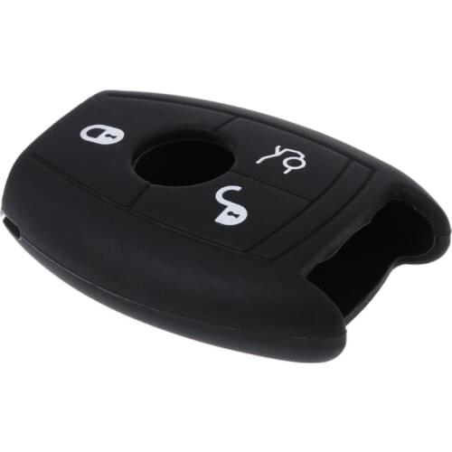 3 Buttons Silicone Car Key Fob Cover Case For Mercedes Benz W203 204 210 211 AMG CES CLA CLS CLK E7CA