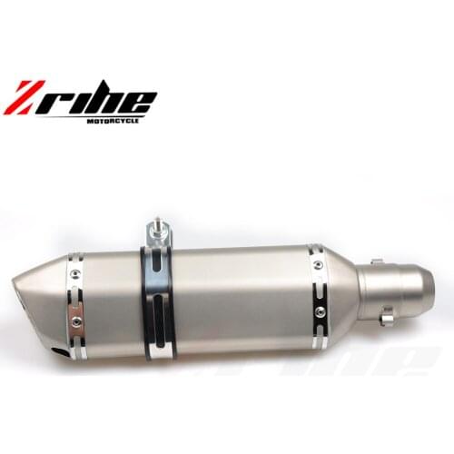 For honda 51MM Universal Motorcycle Exhaust Pipe Moto Muffler Escape Pipe With DB Killer Pit Bike For Kawasaki ER6N CB400