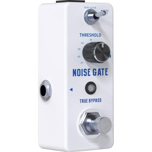 Ammoon NOISE GATE Advanced Noise Reduction Guitar Effect Pedal 2 Modes(Hard/Soft) Full Metal Shell True Bypass