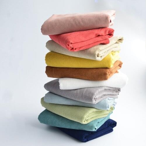 130x50cm Spring and Autumn Winter Thicken Thermal Handmade Color Corduroy Cotton Fabric, DIY Childrens Coat Clothing Cloth