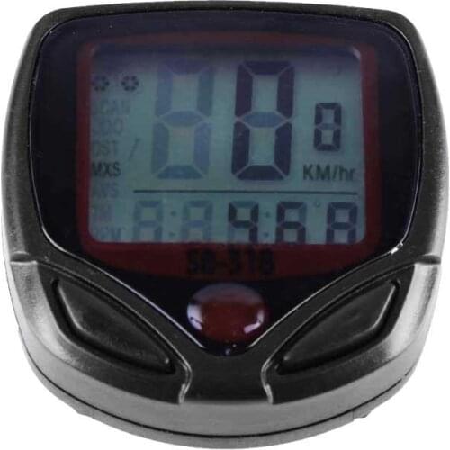 Bicycle Computer With LCD Digital Display Waterproof Bike Odometer Speedometer Cycling Stopwatch Riding Speed Accessories