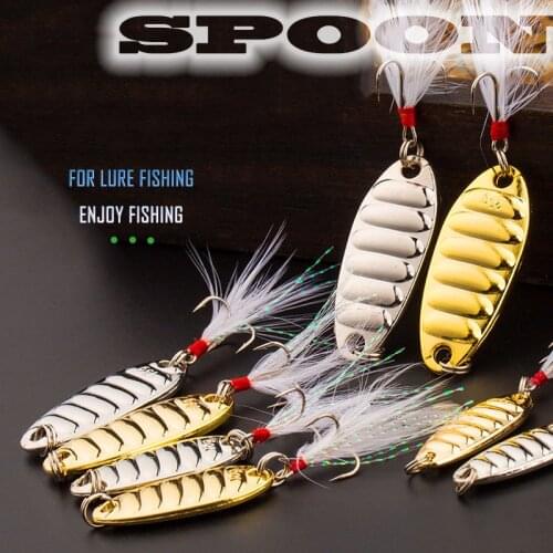 X-Fin 3-25g Fishing Tackle Metal Spoon Lure Wobblers Jig VIB Sharp Hook Hard Bait Artificial Freshwater Saltwater Spinner Spoons