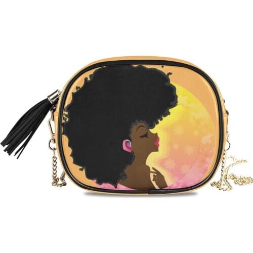 Womens bags 2020 crossbody bags for Afro Girls Black Women Leather Fashion handbag Messenger Casual Shoulder Bags branded Bag