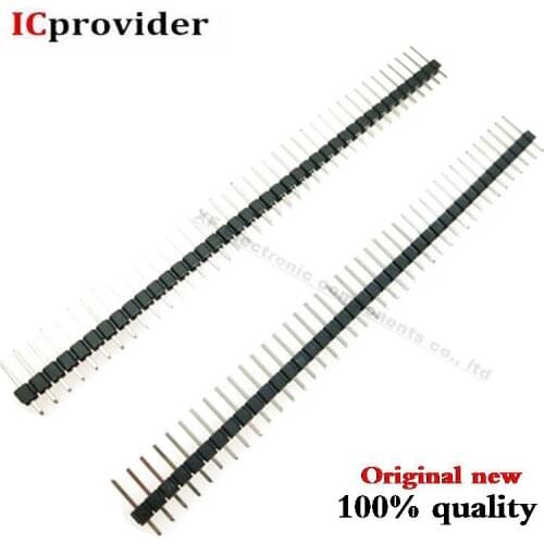 10pcs 40 Pin 1x40 Single Row Male 2.54 Breakable Pin Header Connector Strip