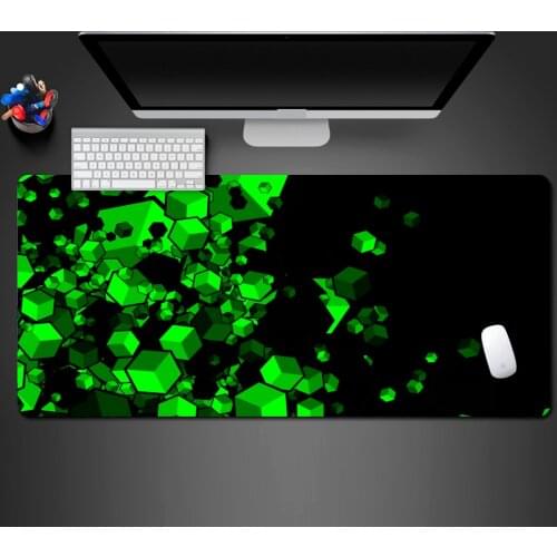3D Rubber Green Mouse Pad PC Gaming Computer Keyboard Mouse Desk Mats To Gamer Large Desk Mats Best Selling Gaming Mause Pad