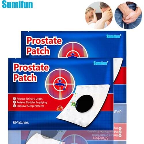 6Pcs Man Prostate Treatment Patch 100% Herbs Urological Patches Pain Relieve Plaster for Urinary Urgency Poor Urination K06101