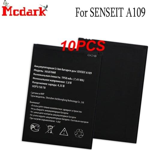 10PCS 305878AR Battery For SENSEIT A109 phone Accumulator 1950mAh