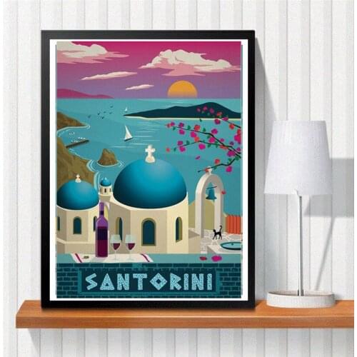 New Arrival Tourism Famous City DIY Diamond Painting Full Cross Stitch Paris Rome Dublin Diamond Embroidery Home Decor