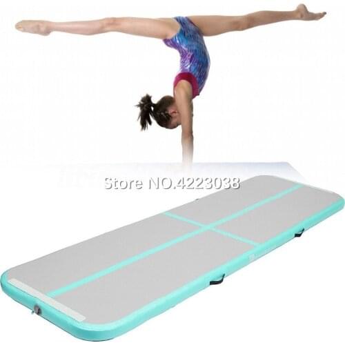 Free Shipping 3*1*0.2m Inflatable Gym Mat Air Tumbling Mats Track Gymnastics Cheerleading Mat Trick Pad