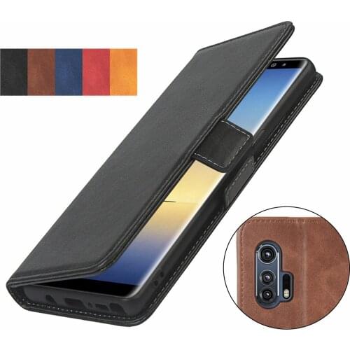 Pu leather Fitted Case for Motorola Edge plus Wallet Cover Short-buckle Flip book holster protective phone bag case GG