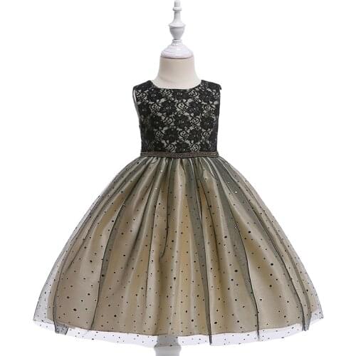 Children Lace Tutu Princess Birthday Party Prom Wedding Bridesmaid Evening Infant Summer Dress Gown Vestidos Baby Girls Clothes