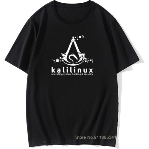 Kali Linux Operating System Hacking And Security T Shirt Mens 100 Percent Cotton T-Shirt Oversized Tee Shirt Cutsom
