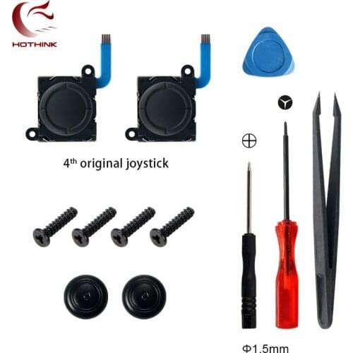 HOTHINK 12 pieces/set Original Analog Joystick Thumb Sticks Sensor Replacements repair kit For Nintend Switch Joy Con Controller