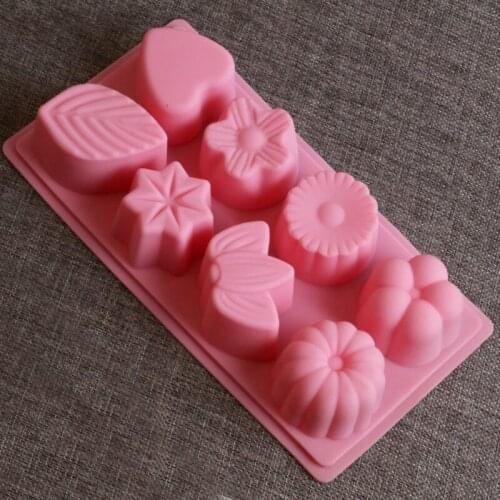 Leaf And Flowers Silicone Soap Mold Chocolate Candy Molds Fondant Cake Decoration Tools Cupcake Moulds Gift