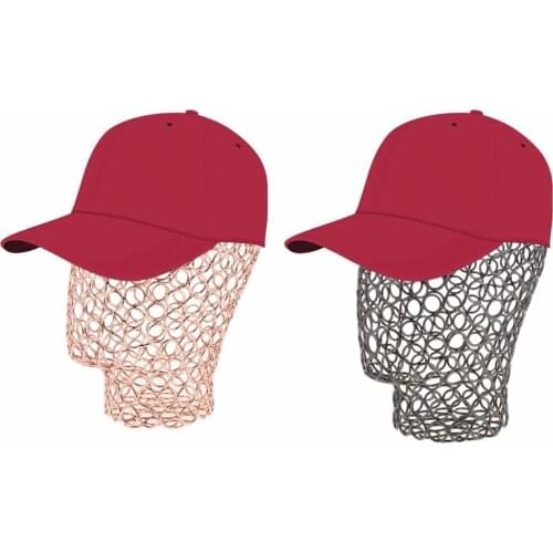 Fashion Style Men Golden Metal Mannequin Head Maniquies For Sale