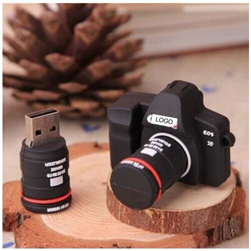 Cartoon camera usb disk creative gift 16GB fast read and write accessories memory stick mini Nikon sony canon office supplies