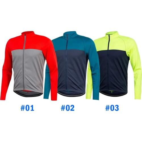 Men Breathable Cycling Jersey Long Sleeve Bicycle Clothing Mtb Bike Jersey Jacket Sportswear Bike Clothes 4 Colors