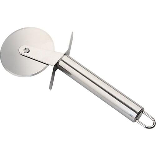Household Pizza Knife Cake Tools Wheel Use For Waffle Cookies Stainless Steel Pizza Single Wheel Cut Tools Kitchen Accessories