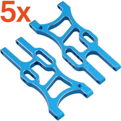 Wholesale 5Pairs/Lot HSP Upgrade Parts 106019 (06050) Blue Alum.Front Lower Suspension Arm RC 1:10 Off Road Buggy 94106 Warhead