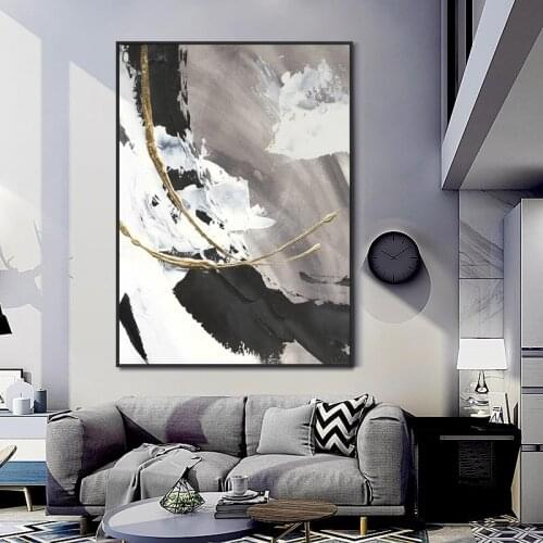 Large Wall Art Abstract Thick Oil Painting Handmade Modern Paintings On Canvas Home Office Wall Decoration Pictures Handpainted