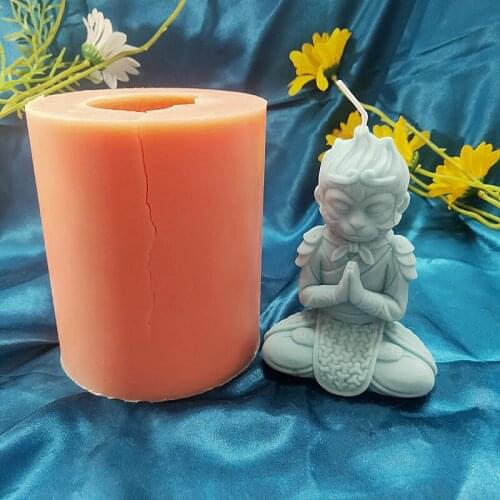 Monkey King Silicone Traditional Chinese Character Super Monkey-man Mold Aromatherapy Candle Mould