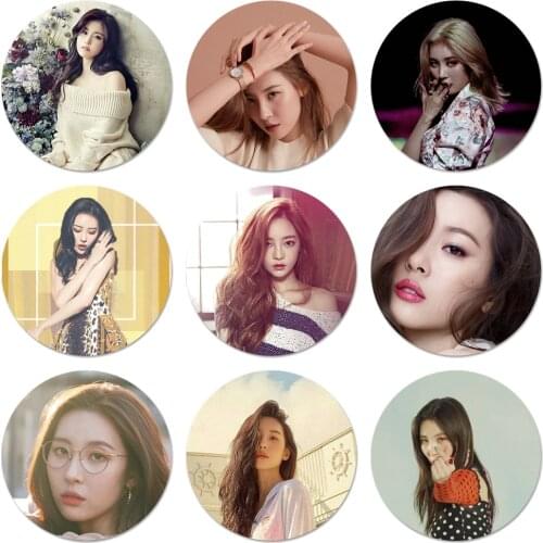 Sunmi Lee Kpop Girl Icons Pins Badge Decoration Brooches Metal Badges For Clothes Backpack Decoration