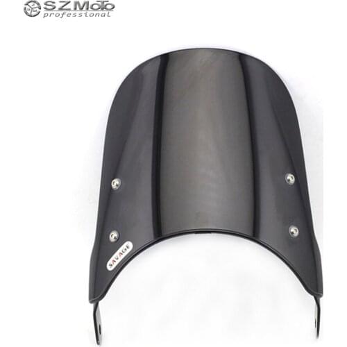 Windshield Windscreen For KAWASAKI ZR250 BALIUS ZR400 ZR550 ZEPHYR X ZRX-II Motorcycle Accessories Pare-brise Wind Deflectors