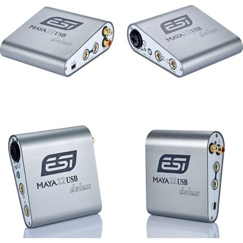New packaging ESI MAYA22USB Delux Upgraded version audio interface independent external sound card for computer notebook