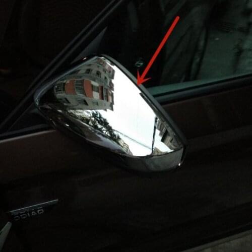 High-quality ABS Chrome rearview mirror decoration cover anti-rub protection car accessories For Skoda Kodiaq 2017 2018 2019