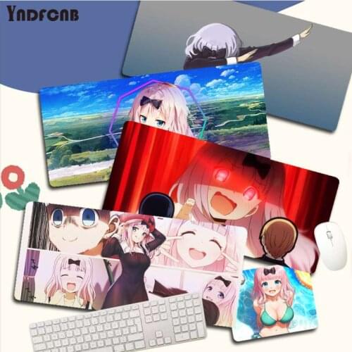 YNDFCNB Love Is War Anime Fujiwara Chika Cool Anime Mouse pad Mat Size for Gaming Mousepads Deak Mat for cs go/world of warcraft