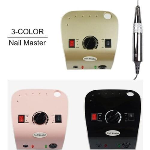 35000RPM 3 Color Electric Nail Drill Nail Machine Milling Cutter for Nail Art Manicure Tools Professional Nail Polisher