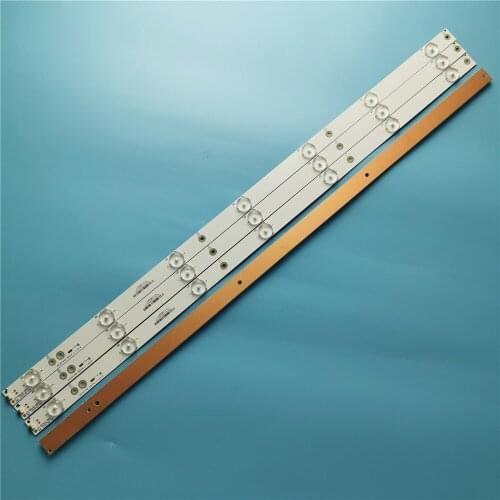 4Pcs 613mm*17mm LED Backlight Lamps LED Strips 7LEDS for 40PFL3240/T3 GJ-DLED11 P5-400-D409-V7