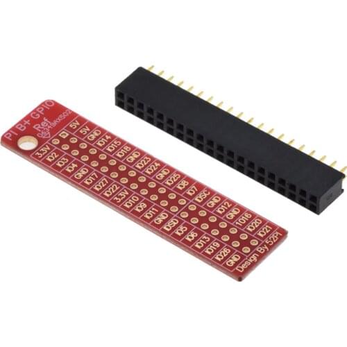 40Pin GPIO Header For Raspberry Pi 4 Model B 4B/3B+/3B
