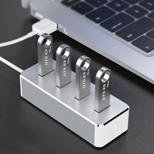 USB HUB Adapter USB 3.0 Dock Fast Transfer Splitter 4 Ports 4-In-1 USB Extention Data Transfer For PC MacBook/Pro Tablet