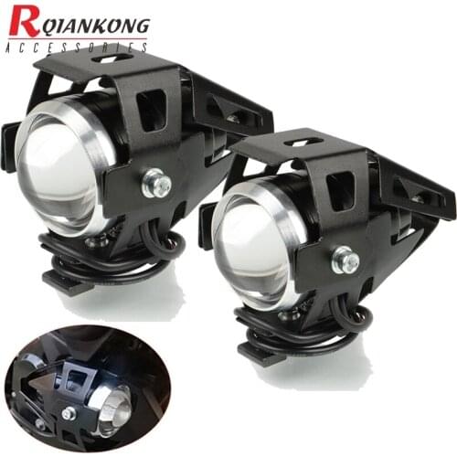 For Yamaha YZF R1 R3 R6 R15 R25 R125 YZFR1 YZFR3 YZFR125 Moto 12V Motorcycle Metal Headlight Driving Spot Head Lamp Fog Light