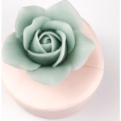 HC0334 PRZY Blooming Peony Mold Silicone Flower Bouquet Rose Molds Beautiful Peony Mold Soap Candle Moulds Clay Resin Moulds