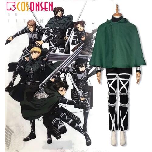 Attack on Titan Season 4 Cosplay Costume Cosplayonsen Final Season Uniform Carnival Full Set Custom Made