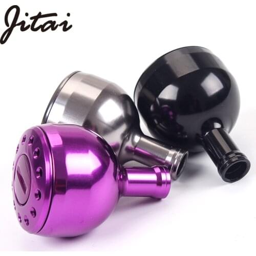 JITAI Metal Knob Fishing Handle For Baitcasting Spinning Drum Wheel DIY Crank Rocker Knobs Fishing Reels Replacement Accessory