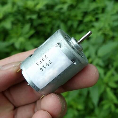 Strong Magnetic Large Torque Motor DC 12V-24V 4900RPM-9800RPM 84MA-95MA Electric Machinery Soft Sound 365 Micro Motor DIY