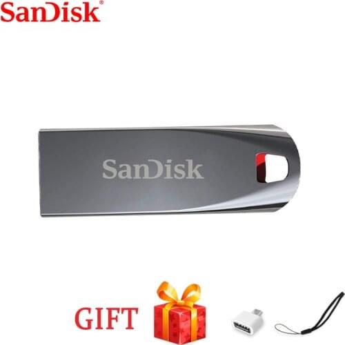 SanDisk USB Original CZ71usb Pendrive 2.0 USB Flash Drive 64GB 32GB 16GB Pen Drive Metal Flash Drive High Quality Storage Device