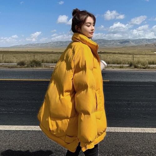 Parkas Winter Jacket Women Jackets for Women 2021 Down Cotton-padded Coat Lady Midi Fashion Casual Clothes Manteau Femme HLY259