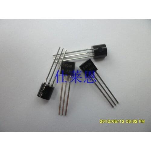 5piece S8050 0.5A / 40V NPN transistor transistor TO-92 (50 rats)